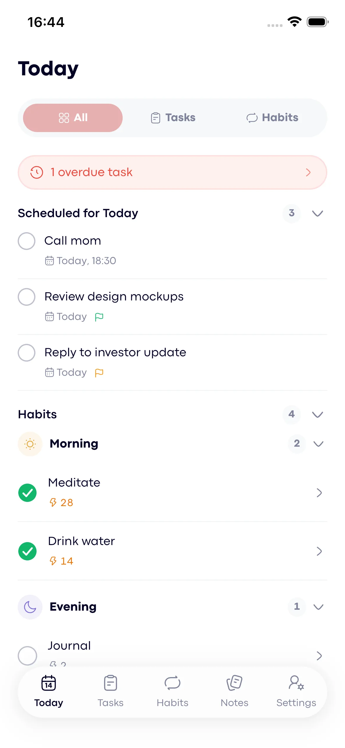 Chronos App Today feature preview